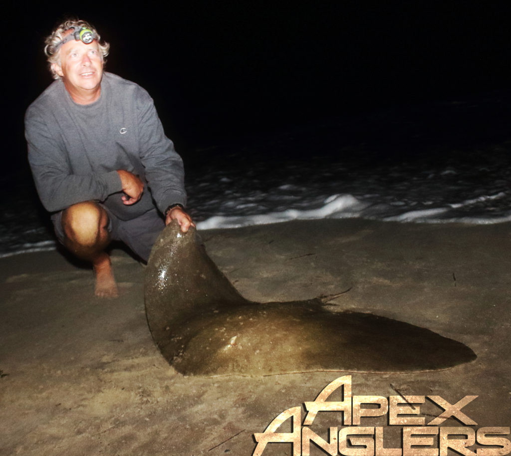 Chris encounters a mid level Butterfly ray.